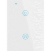 Interruptor de Luz de Pared Inteligente WiFi 2 Vías – Blanco
